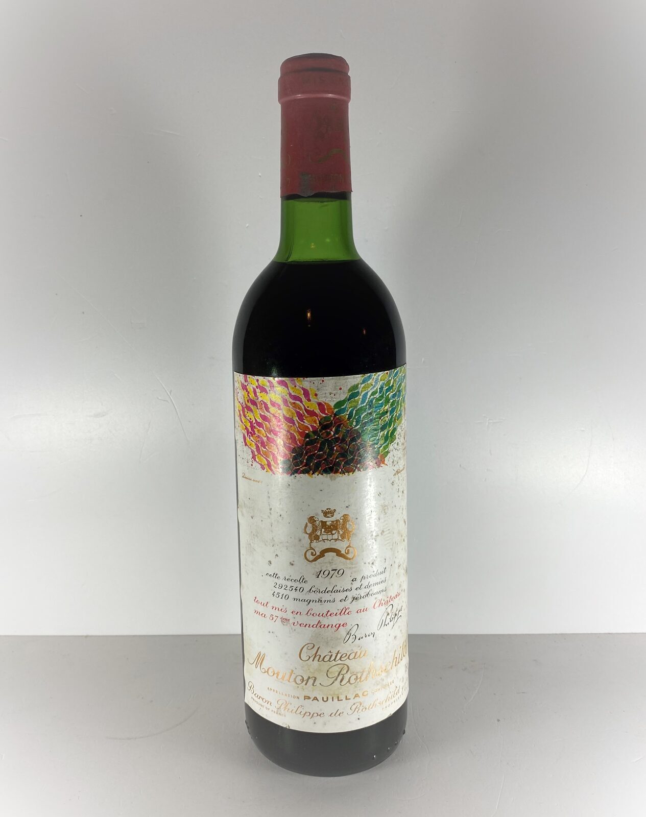 柔らかい ☆Chateau Mouton Rothschild☆1979年赤ワイン☆ - ワイン